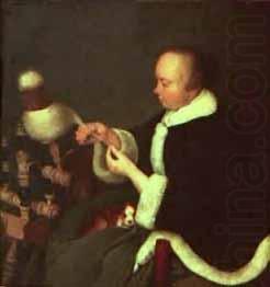 Gerard Ter Borch A fiandeira china oil painting image